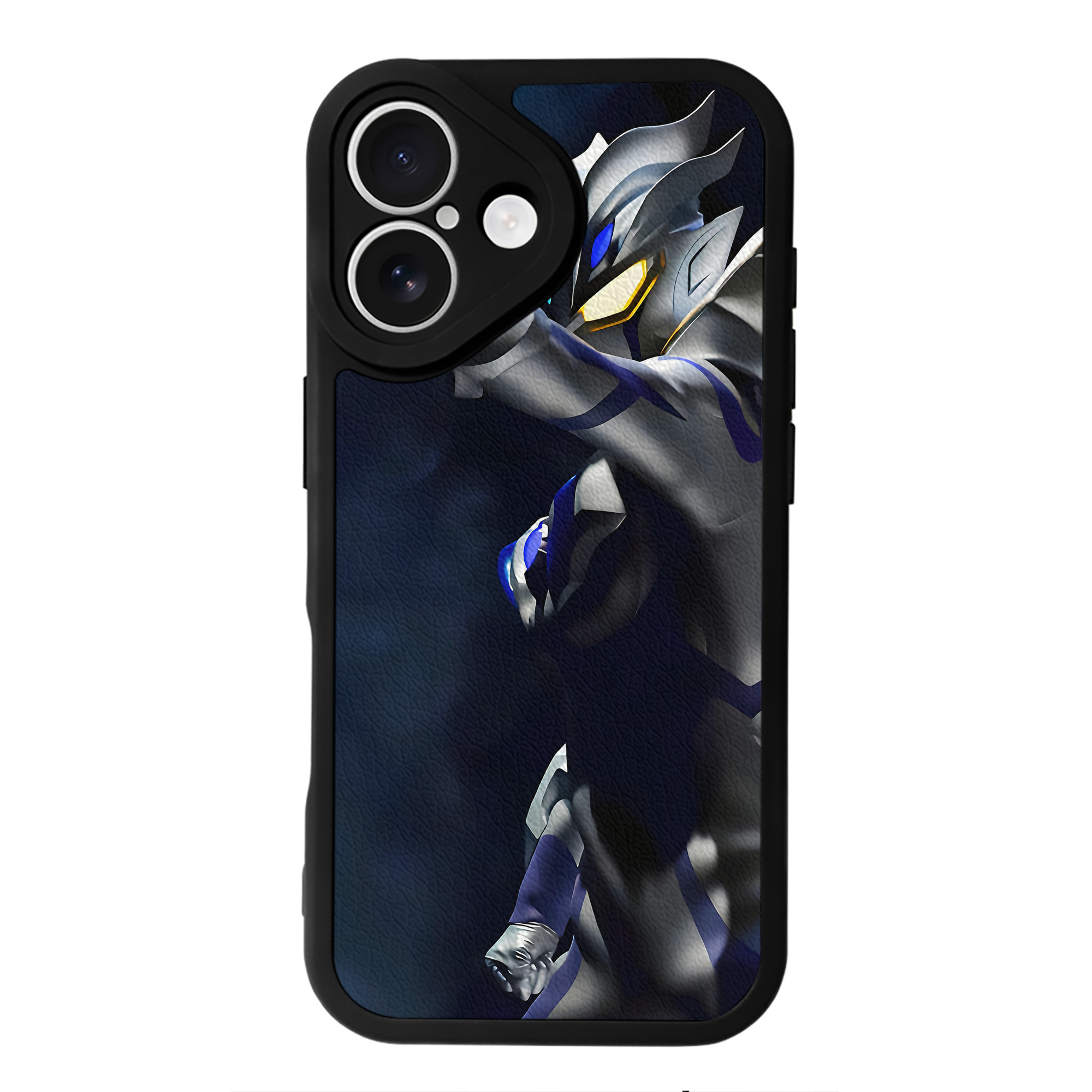 （画像用） ウルトラマン Ultraman 【iPhone 16シリーズ対応】シリコンスマホケース（レザー調） 材質：シリコン